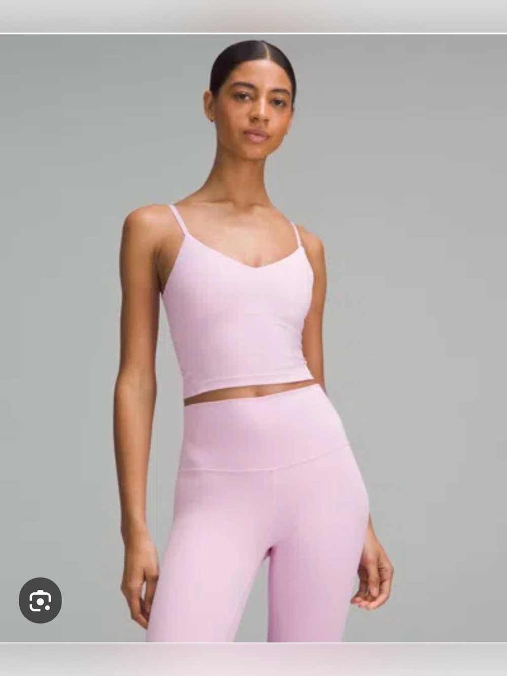 Lululemon Align Cropped Cami Tank Top in VitaPink sz2